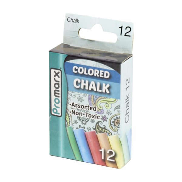 Caja De Tizas De Colores PROMARX X 12 Uds - Imagen 4
