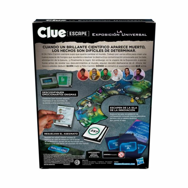 Juego De Mesa HASBRO Clue Escape - Imagen 2