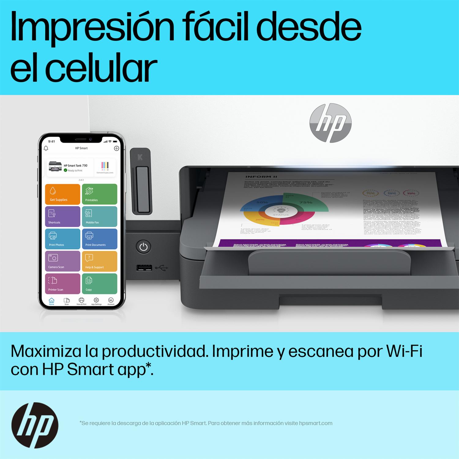 Impresora Smart Tank Magic 790 HP Tinta Continua - Imagen 13