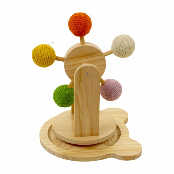 Juguete Para Gato De Madera Con Rueda LIFE Unidad - Imagen 2