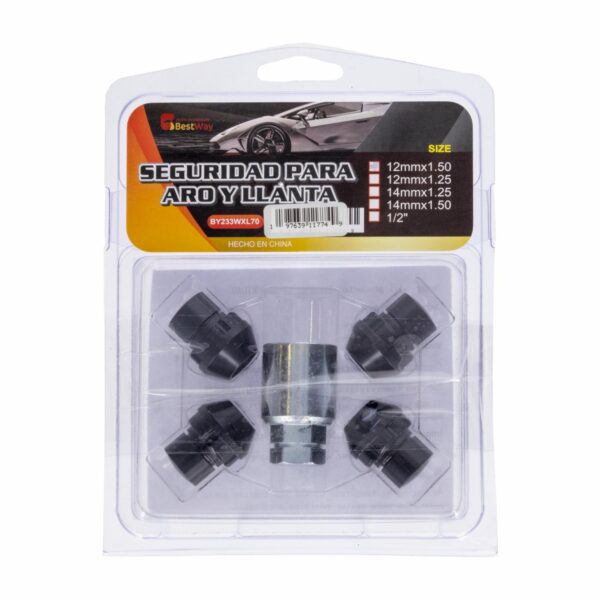 Tuercas De Seguridad Para Llantas BESTWAY BY233WXL70