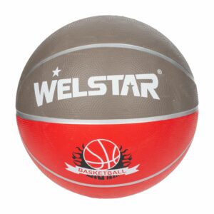 Pelota Basket Roja Y Gris WELSTAR Numero 7