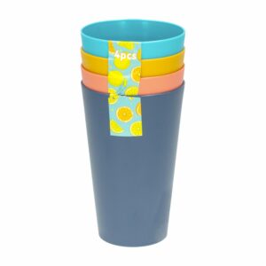 Set De Vasos Plásticos Gretel 4 Piezas HAIXIN PLASTIC 14907