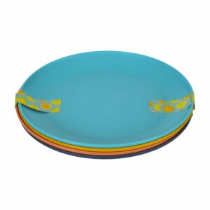 Set Platos Postre Gretel HAIXIN PLASTIC 4 Piezas