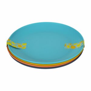 Set Platos Tendidos Gretel HAIXING PLASTIC 4 Piezas