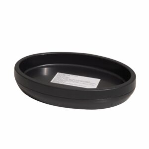 Jabonera Negra Color Studio FREE HOME 1 Pieza