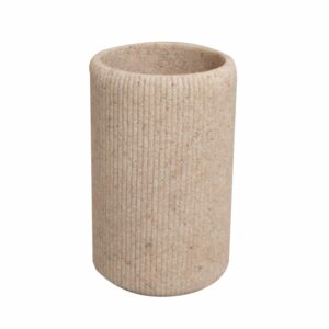 Porta Cepillos Granito Beige Nature FREE HOME 1 Pieza