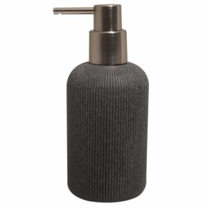 Dispensador De Jabón Líquido Granito Negro Nature FREE HOME 1 Pieza
