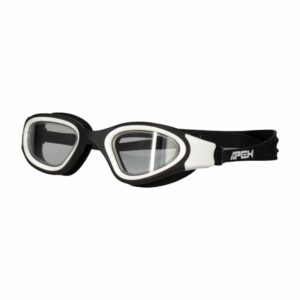 Gafas De Natación Negro Con Blanco APEX 1 Pieza