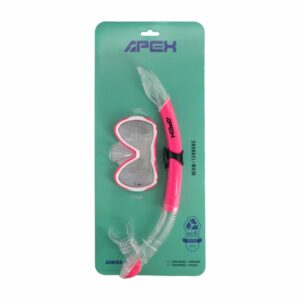Snorkel + Mascara Rosado De Adulto APEX 2 Piezas