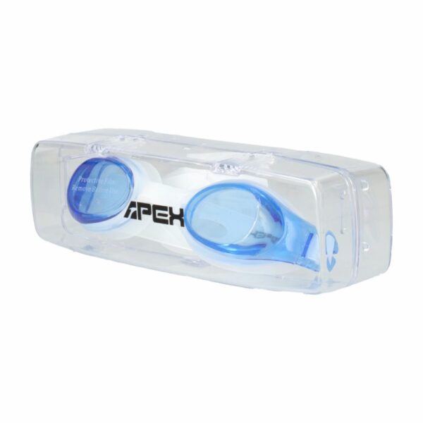 Gafas De Natación Blanco Azul De Adulto APEX 1.00u - Imagen 2