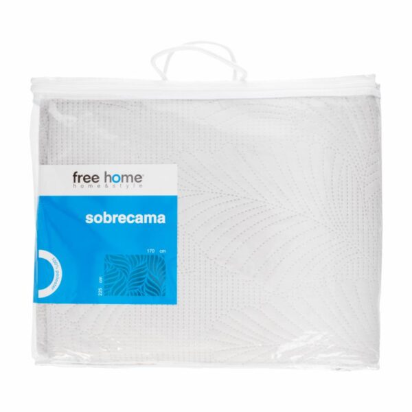 Sobrecama Agnes Unicolor Gris FREE HOME 1 Plaza Y 1/2