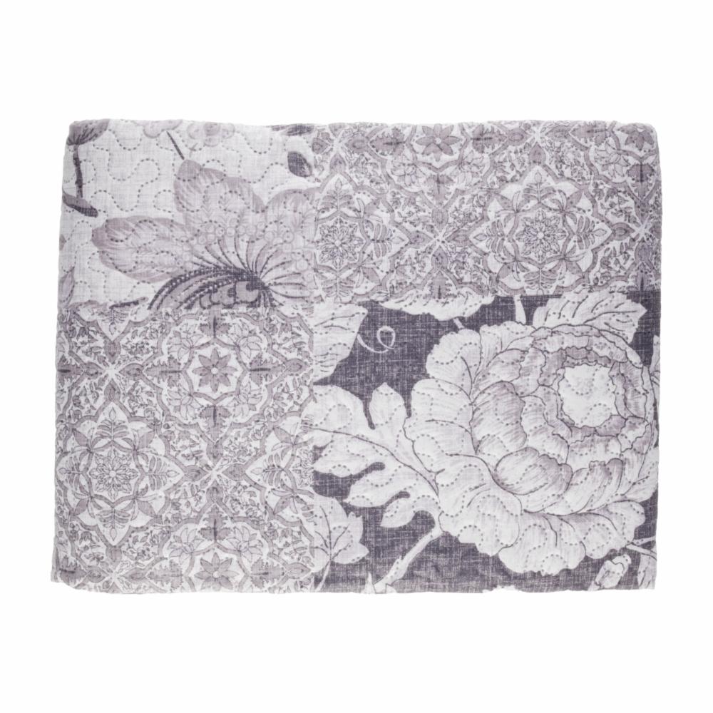 Sobrecama Gayle Patwork Gris FREE HOME - Imagen 2