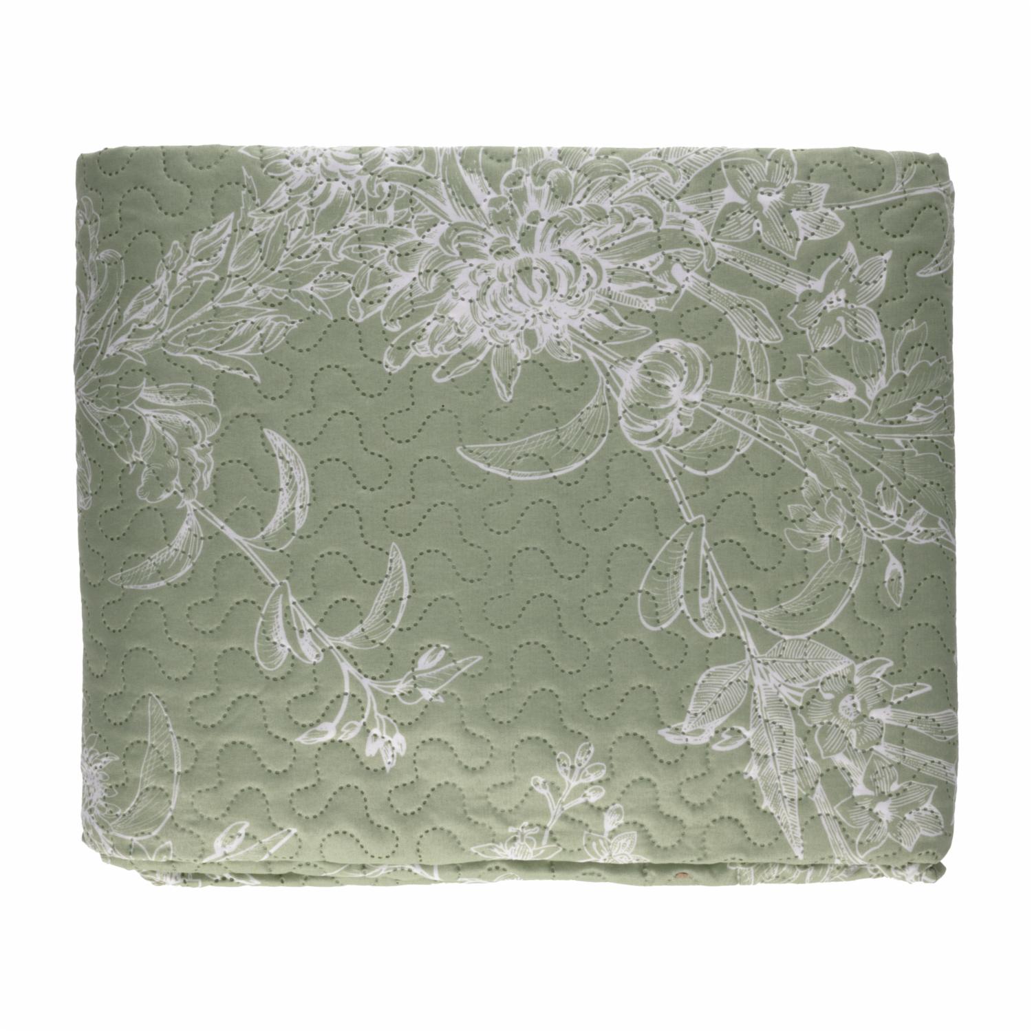 Sobrecama Jael Verde FREE HOME 1 Plaza Y 1/2 - Imagen 2