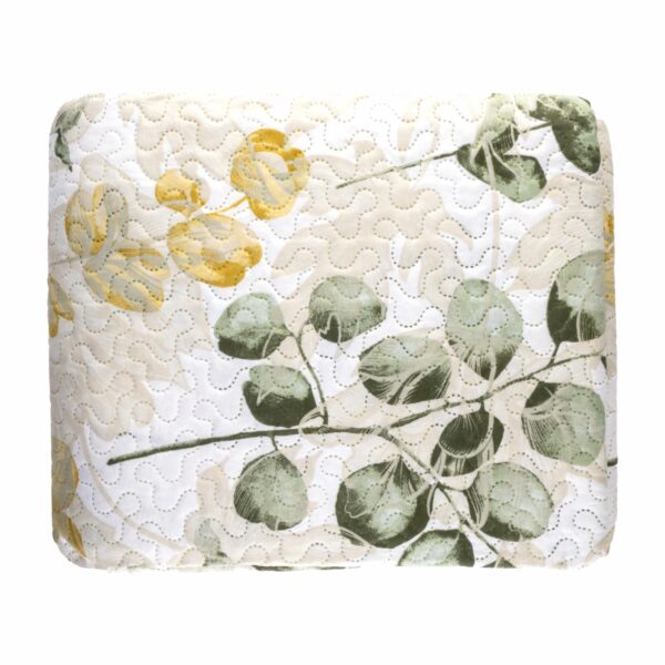 Sobrecama Martina Verde Mostaza FREE HOME 1 Plaza Y 1/2 - Imagen 2