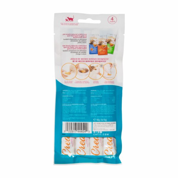 Alimento Para Gatos Húmedo Sabor Creamy Atún CATIT 4X10 G - Imagen 2