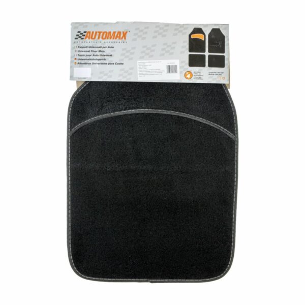 Moqueta Para Auto Textil Full Set AUTOMAX 4 Piezas - Imagen 2