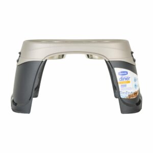 Comedero Para Perro Elevado Doble PETMATE 36 83CM