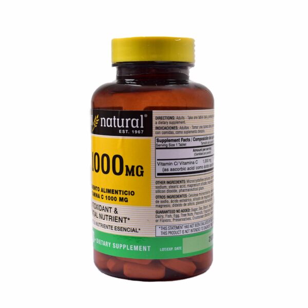 Vitamina C Tabletas 1000 Mg MASON NATURAL 100 Uds - Imagen 2