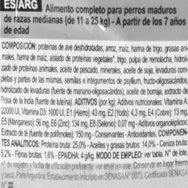 Alimento Para Perros Medium Adult 7+ ROYAL CANIN 4 Kg - Imagen 2