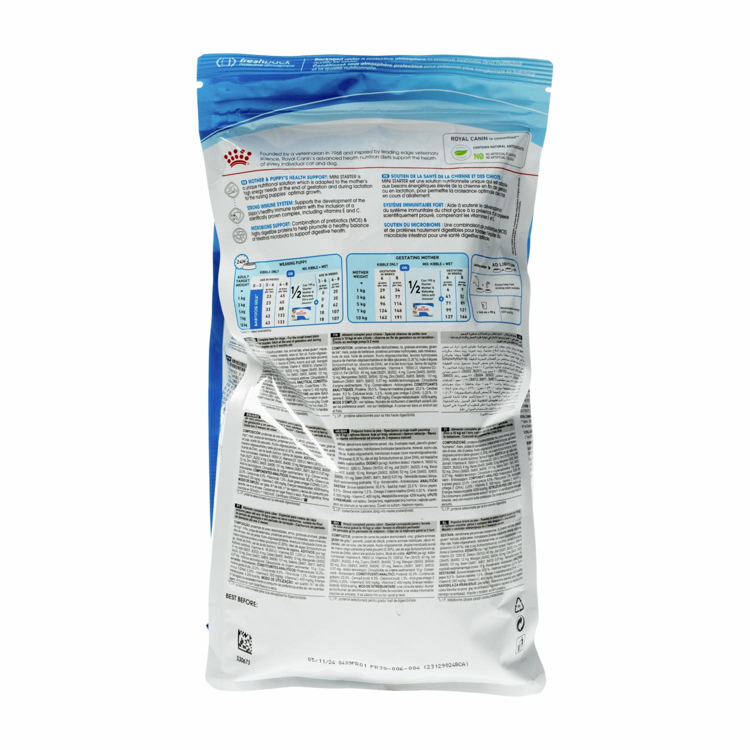 Alimento Para Perros Mini Starter Mama Y Cachorro ROYAL CANIN 1 Kg - Imagen 2