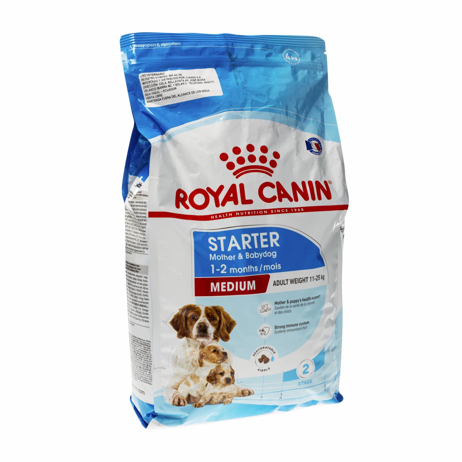 Alimento Para Perros Medium Starter Mama Y Cachorro ROYAL CANIN 4 Kg - Imagen 3