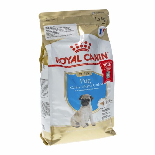 Alimento Para Perros Cachorros Pug ROYAL CANIN 1.5 Kg - Imagen 3
