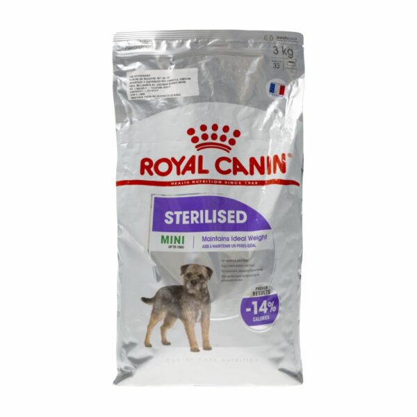 Alimento Para Perros Sterilised Mini ROYAL CANIN 3 Kg