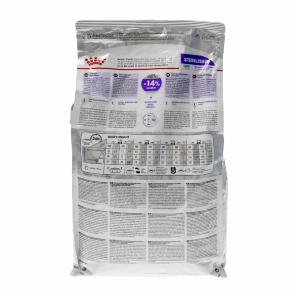 Alimento Para Perros Sterilised Mini ROYAL CANIN 3 Kg - Imagen 2