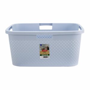 Cesta Línea Pure Celeste CURVER 47 Litros