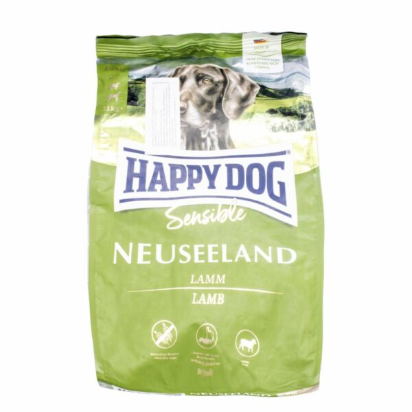 Alimento Para Perros Sensible Neuseeland Arroz Y Cordero HAPPY DOG 2.80 Kg