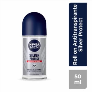 Desodorante En Roll-on Para Caballero Silver Protect NIVEA MEN 50 Ml