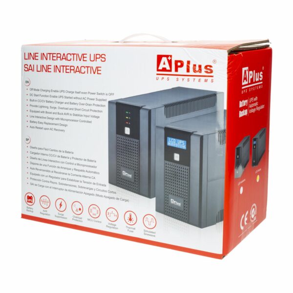 UPS Line Interactive APLUS 2000 VA/1200 W - Imagen 3