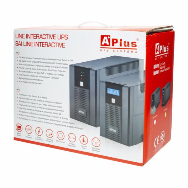 UPS Line Interactive APLUS 2000 VA/1200 W - Imagen 3