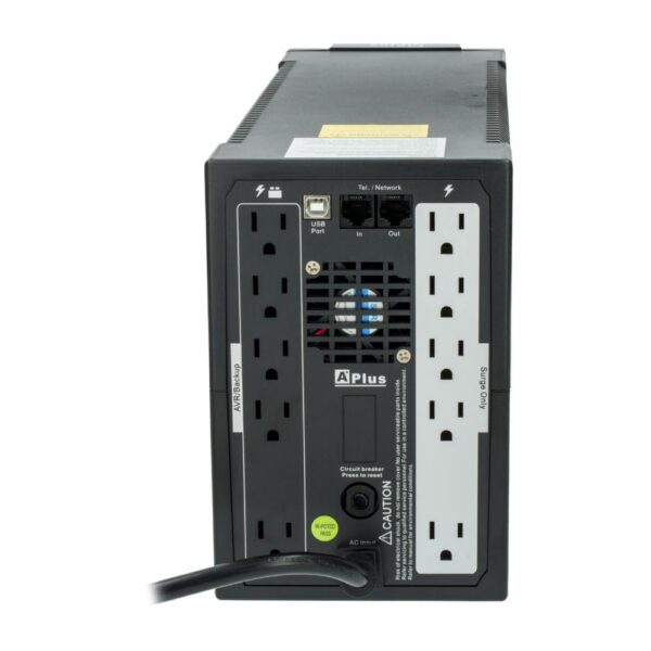 UPS Backup 10 Salidas APLUS 1500 VA/900 W - Imagen 2