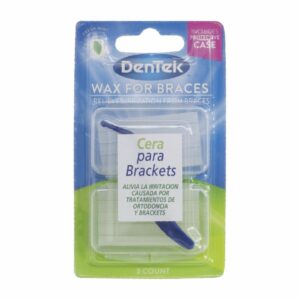 Cera Para Brackets Fresh Mint DENTEK Pack X2 U