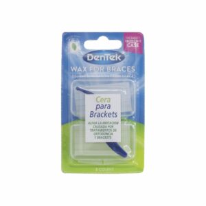 Cera Para Brackets Fresh Mint DENTEK Pack X2 U