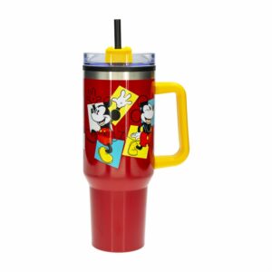 Tomatodo Doble Pared Mickey Con Pitillo FUN KIDS 1,2 Litros
