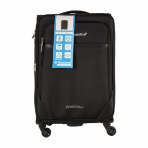 Maleta De Viaje Suave Rpet Negra SAXOLINE Unidad
