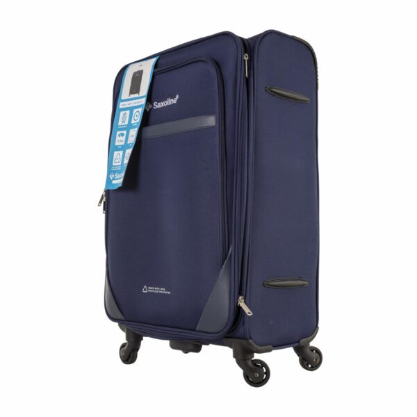 Maleta De Viaje Suave Rpet Azul SAXOLINE Unidad - Imagen 2