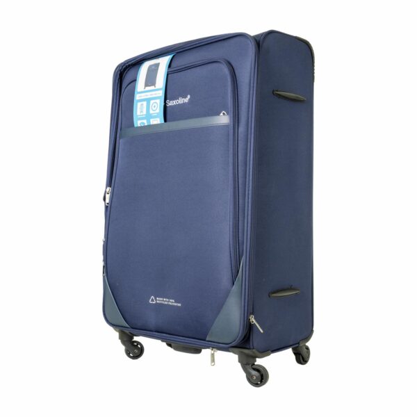 Maleta De Viaje Suave Rpet Azul SAXOLINE Unidad - Imagen 3