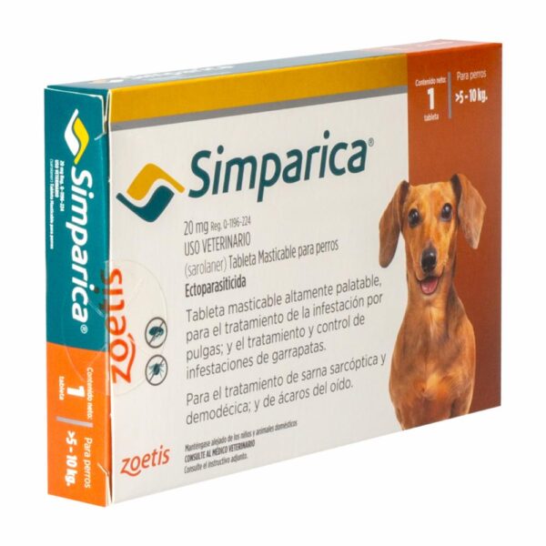 Tableta Antipulgas Para Perros De 5 A 10 Kg ZOETIS 20 Mg - Imagen 3
