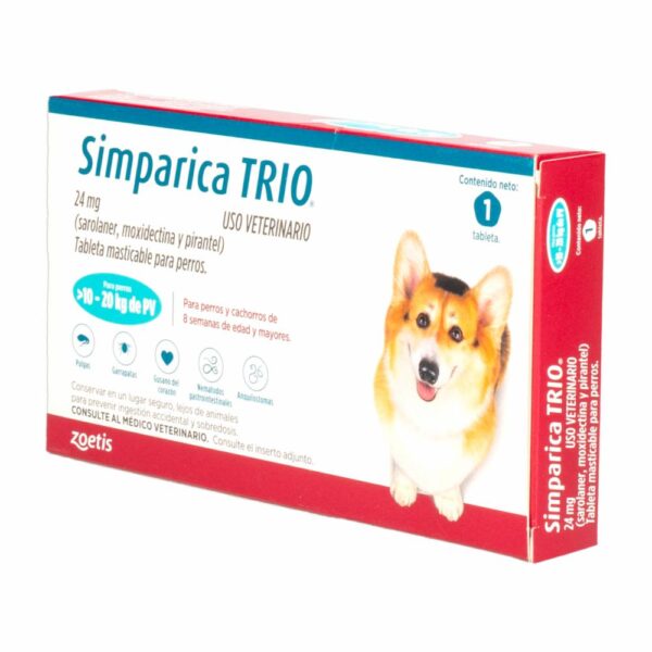 Antiparasitario Para Perros Interno Y Externo Trio   De 10 a 20Kg ZOETIS De 10 Kg A 20 Kg - Imagen 4