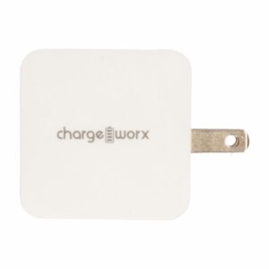Cargador De Pared Doble Puerto CHARGE WORXS USB-C - USB