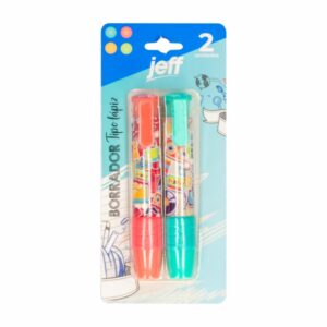 Borrador Escolar Tipo Lápiz JEFF X 2 Uds