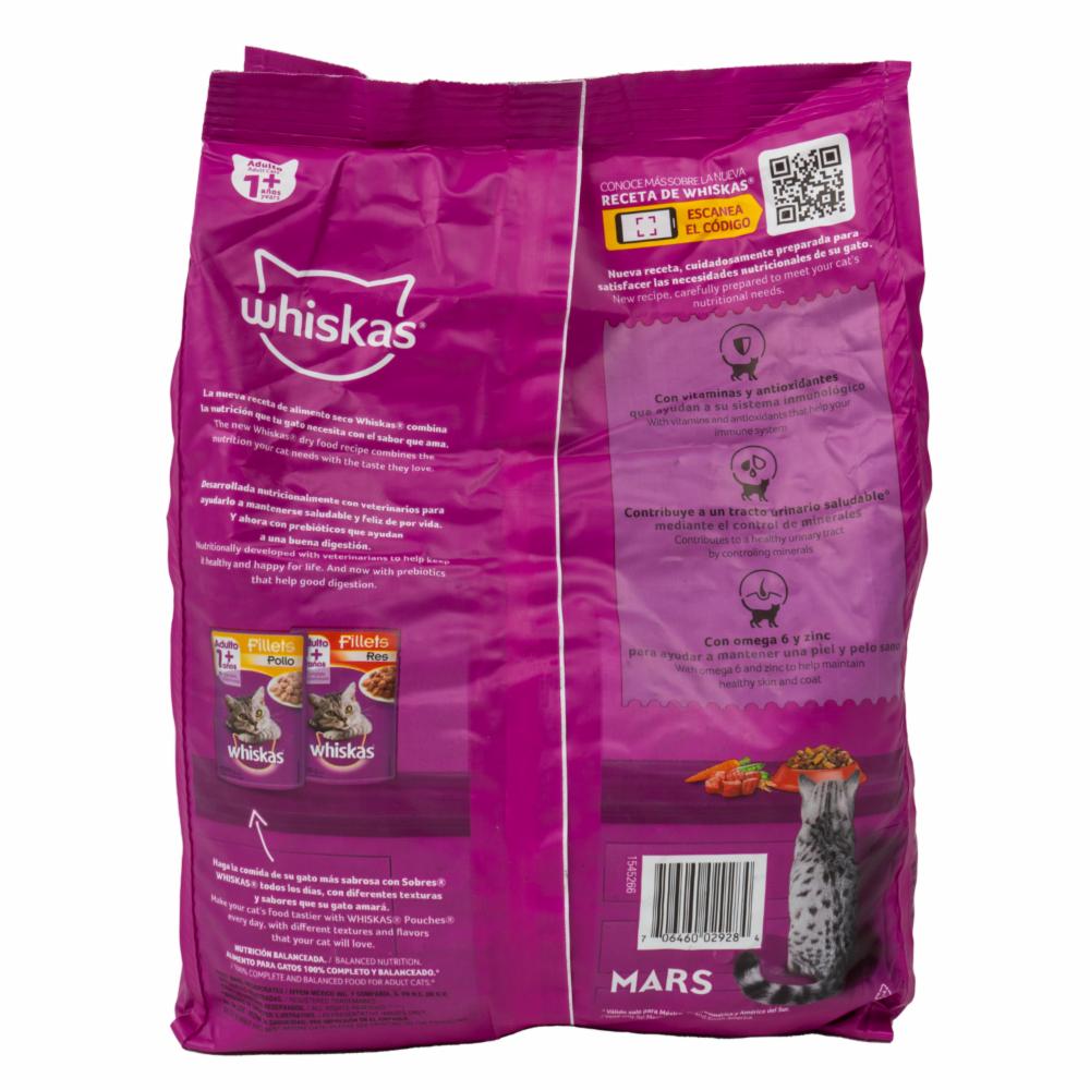 Alimento Para Gatos Sabor A Carne WHISKAS 1500 G - Imagen 2