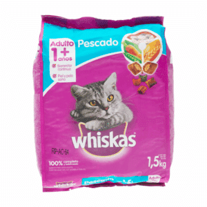 Alimento Para Gatos Sabor Pescado WHISKAS 1500 G