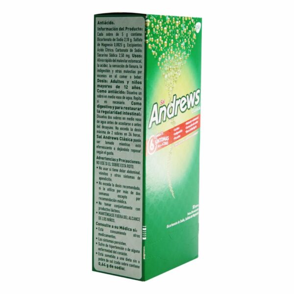 Sal Efervescente ANDREWS 250 G - Imagen 2