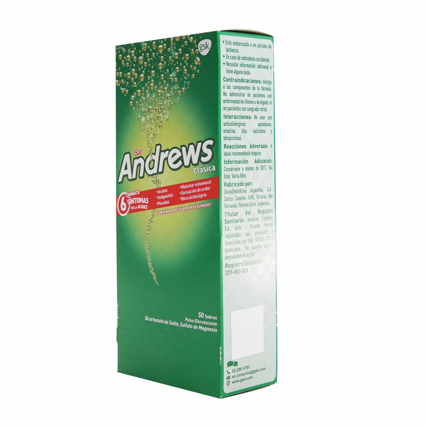 Sal Efervescente ANDREWS 250 G - Imagen 4