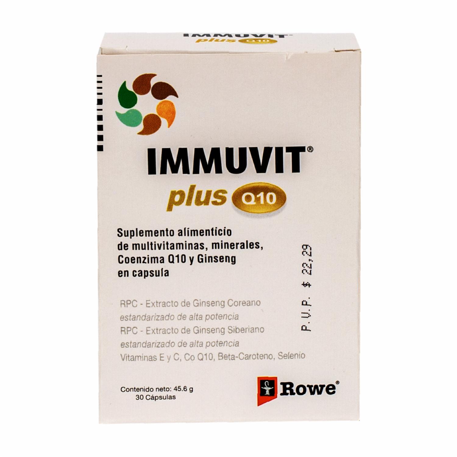 Multivitaminico Plus INMUVIT 30 U - Imagen 2